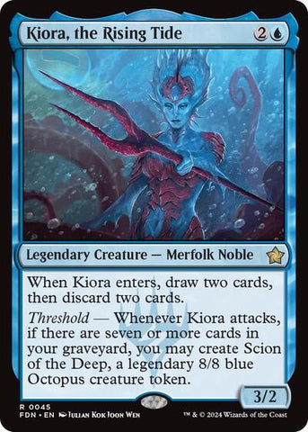 Kiora, the Rising Tide (Foundations) Near Mint