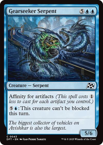 Gearseeker Serpent (Aetherdrift) Near Mint Foil