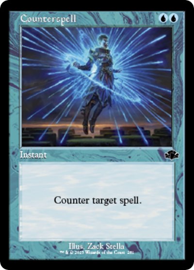Counterspell (Retro Frame) (Dominaria Remastered) Light Play Foil