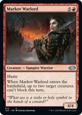 Markov Warlord (Jumpstart 2022) Near Mint