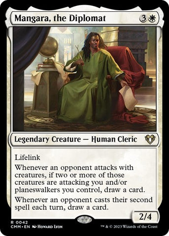 Mangara, the Diplomat (Commander Masters) Near Mint
