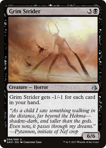 Grim Strider (The List) Near Mint
