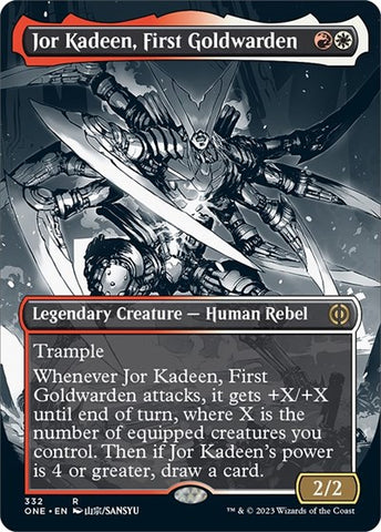 Jor Kadeen, First Goldwarden (Borderless) (Phyrexia: All Will Be One) Near Mint Foil