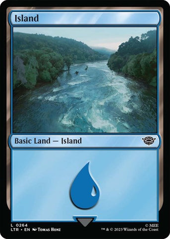 Island (0264) (Universes Beyond: The Lord of the Rings: Tales of Middle-earth) Near Mint Foil