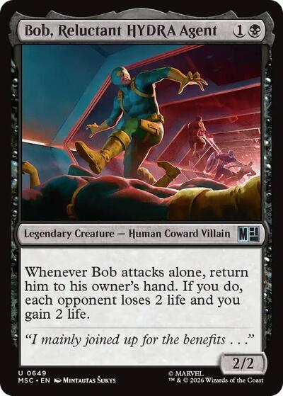 Bob, Reluctant HYDRA Agent (Commander: Marvel Super Heroes) Near Mint Foil