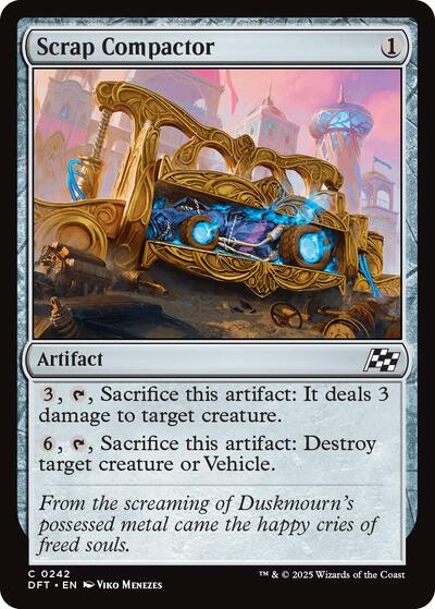 Scrap Compactor (Aetherdrift) Near Mint Foil