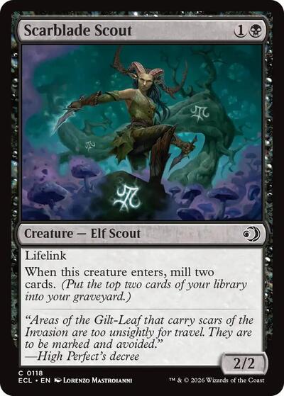Scarblade Scout (Lorwyn Eclipsed) Near Mint Foil