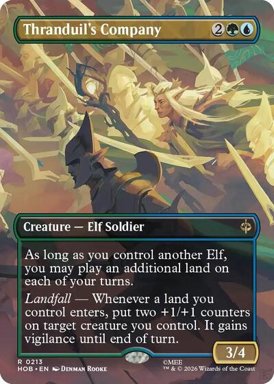 Thranduil's Company (Borderless) (The Hobbit) Near Mint Foil