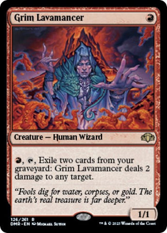 Grim Lavamancer (Dominaria Remastered) Near Mint