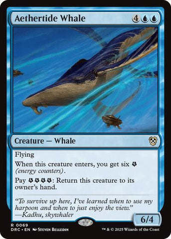 Aethertide Whale (Commander: Aetherdrift) Near Mint