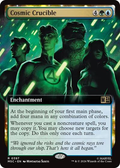 Cosmic Crucible (Extended Art) (Commander: Marvel Super Heroes) Near Mint