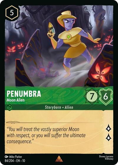 Penumbra - Moon Alien (Whispers in the Well) Near Mint Cold Foil