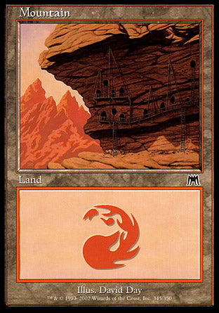 Mountain (345) (Onslaught) Near Mint