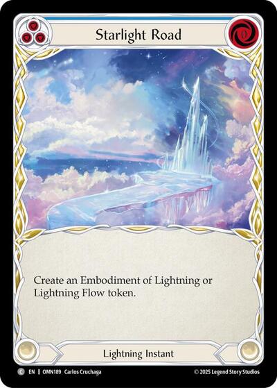 Starlight Road (Blue) (Omens of the Third Age) Near Mint Foil