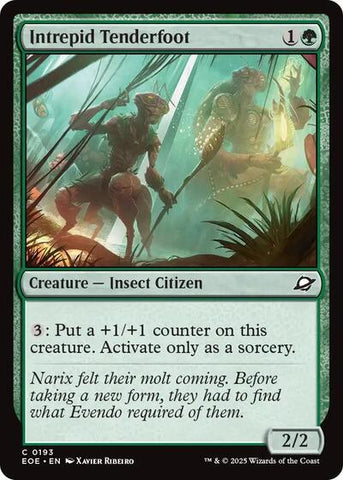 Intrepid Tenderfoot (Edge of Eternities) Near Mint Foil