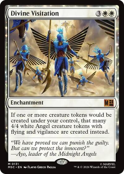 Divine Visitation (Surge Foil) (Commander: Marvel Super Heroes) Near Mint Foil