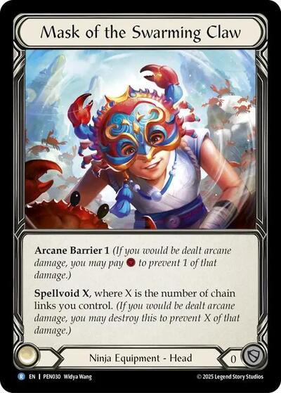 Mask of the Swarming Claw (Compendium of Rathe) Near Mint Cold Foil