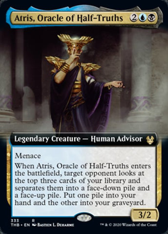 Atris, Oracle of Half-Truths (Extended Art) (Theros Beyond Death) Near Mint