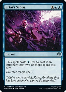 Ertai's Scorn (Dominaria United) Light Play Foil