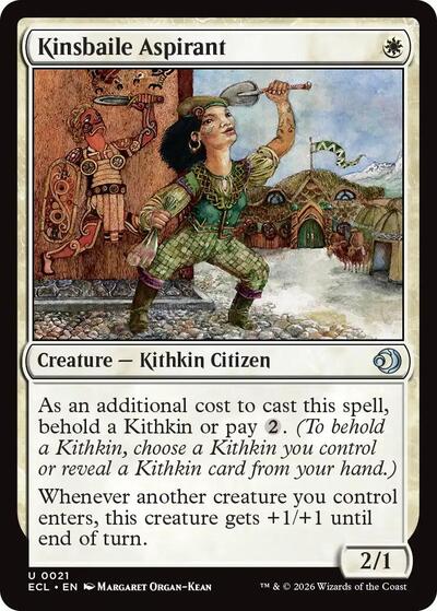 Kinsbaile Aspirant (Lorwyn Eclipsed) Light Play Foil