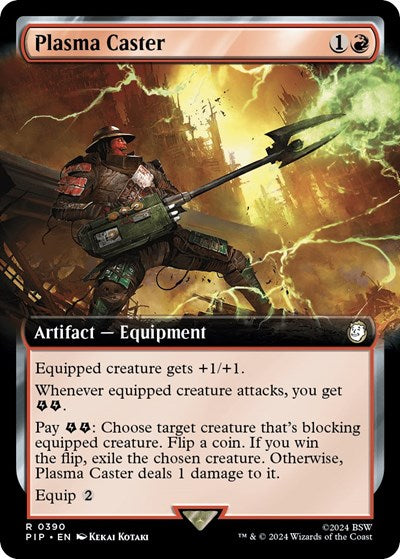 Plasma Caster (Extended Art) (Universes Beyond: Fallout) Near Mint Foil