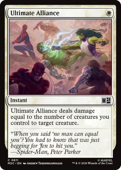 Ultimate Alliance (Commander: Marvel Super Heroes) Near Mint Foil
