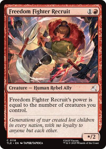 Freedom Fighter Recruit (Avatar: The Last Airbender: Eternal-Legal) Near Mint