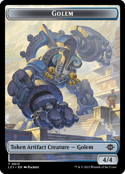 Golem Token (The Lost Caverns of Ixalan) Near Mint