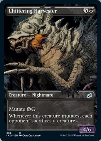 Chittering Harvester (Showcase) (Ikoria: Lair of Behemoths) Near Mint