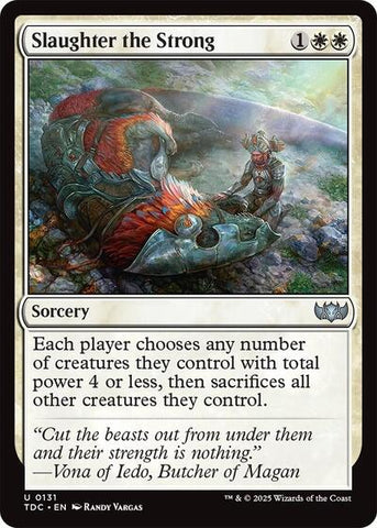 Slaughter the Strong (Commander: Tarkir: Dragonstorm) Near Mint
