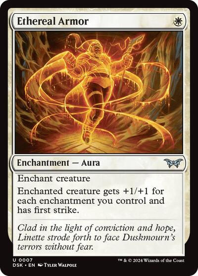 Ethereal Armor (Duskmourn: House of Horror) Near Mint