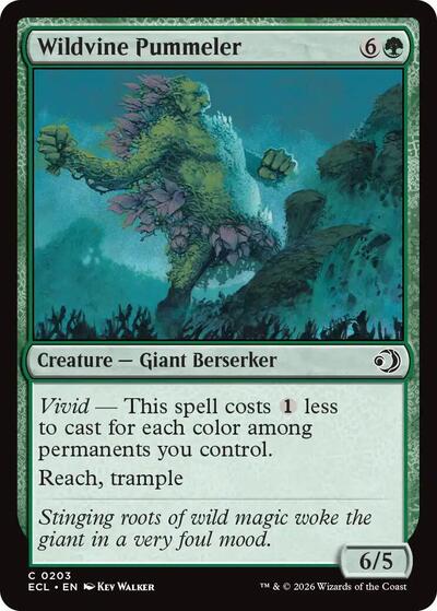 Wildvine Pummeler (Lorwyn Eclipsed) Near Mint Foil
