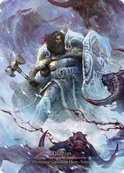 Oldhim (Marvel) (Compendium of Rathe) Near Mint Cold Foil