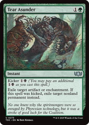 Tear Asunder (Commander: Tarkir: Dragonstorm) Near Mint