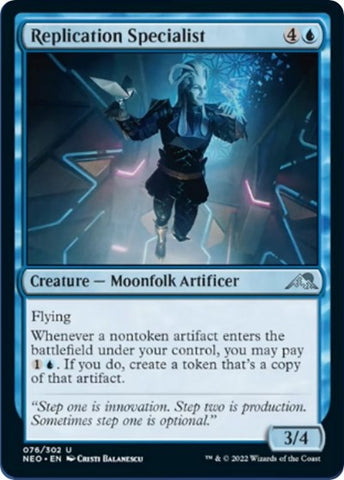 Replication Specialist (Kamigawa: Neon Dynasty) Near Mint Foil