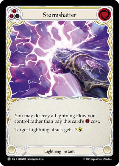 Stormshatter (Yellow) (Omens of the Third Age) Near Mint Foil