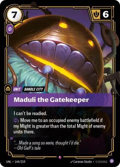 Maduli the Gatekeeper (Unleashed) Near Mint Foil
