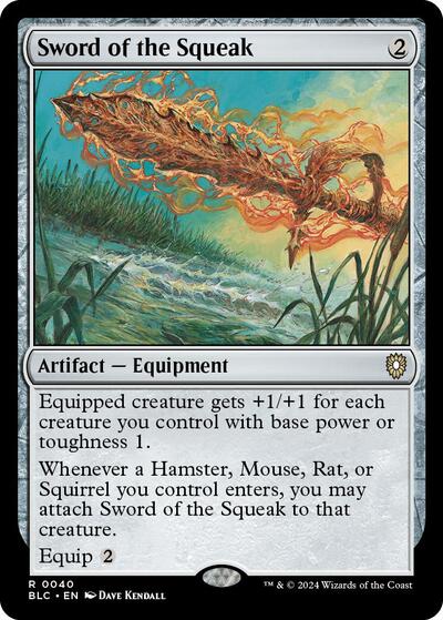 Sword of the Squeak (Commander: Bloomburrow) Near Mint