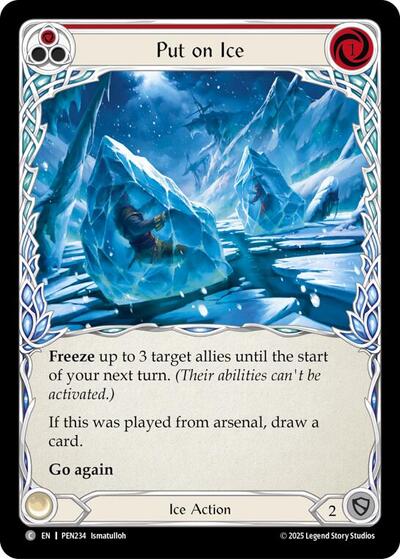 Put On Ice (Red) (Compendium of Rathe) Near Mint