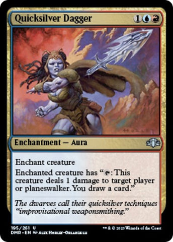 Quicksilver Dagger (Dominaria Remastered) Near Mint Foil