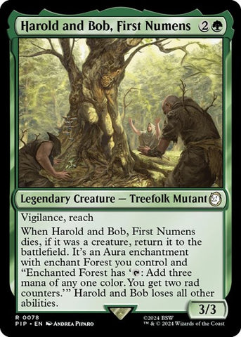 Harold and Bob, First Numens (Universes Beyond: Fallout) Near Mint