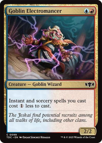 Goblin Electromancer (Commander: Tarkir: Dragonstorm) Near Mint