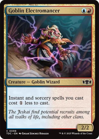 Goblin Electromancer (Commander: Tarkir: Dragonstorm) Near Mint