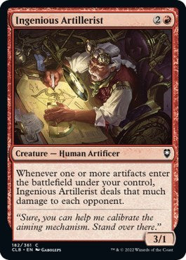 Ingenious Artillerist (Commander Legends: Battle for Baldur's Gate) Near Mint Foil