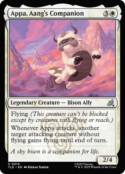 Appa, Aang's Companion (Avatar: The Last Airbender: Eternal-Legal) Near Mint Foil