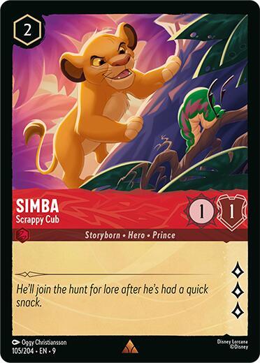 Simba - Scrappy Cub (Fabled) Near Mint
