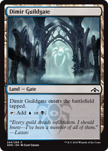Dimir Guildgate (245) (Guilds of Ravnica) Near Mint Foil