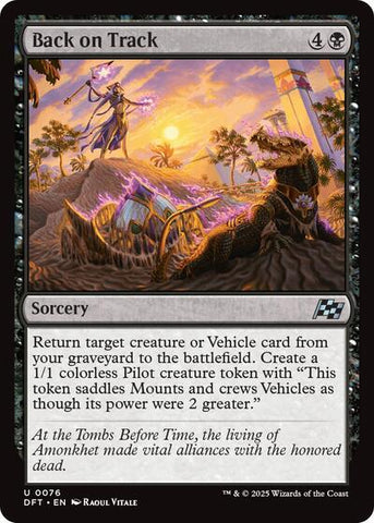Back on Track (Aetherdrift) Near Mint Foil