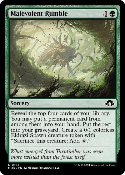 Malevolent Rumble (Modern Horizons 3) Near Mint Foil