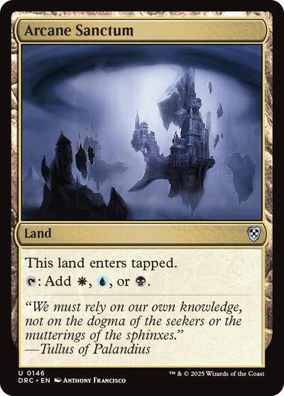 Arcane Sanctum (Commander: Aetherdrift) Near Mint